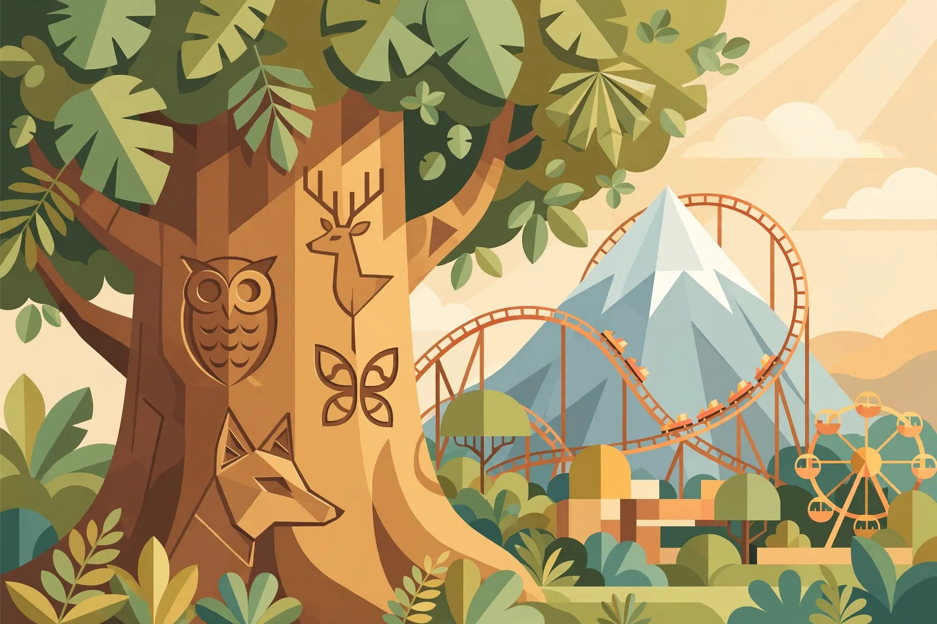 Disney's Animal Kingdom illustration