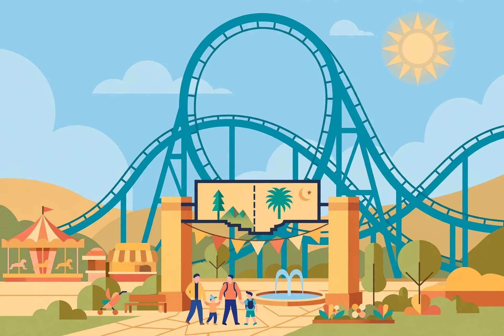 Carowinds illustration