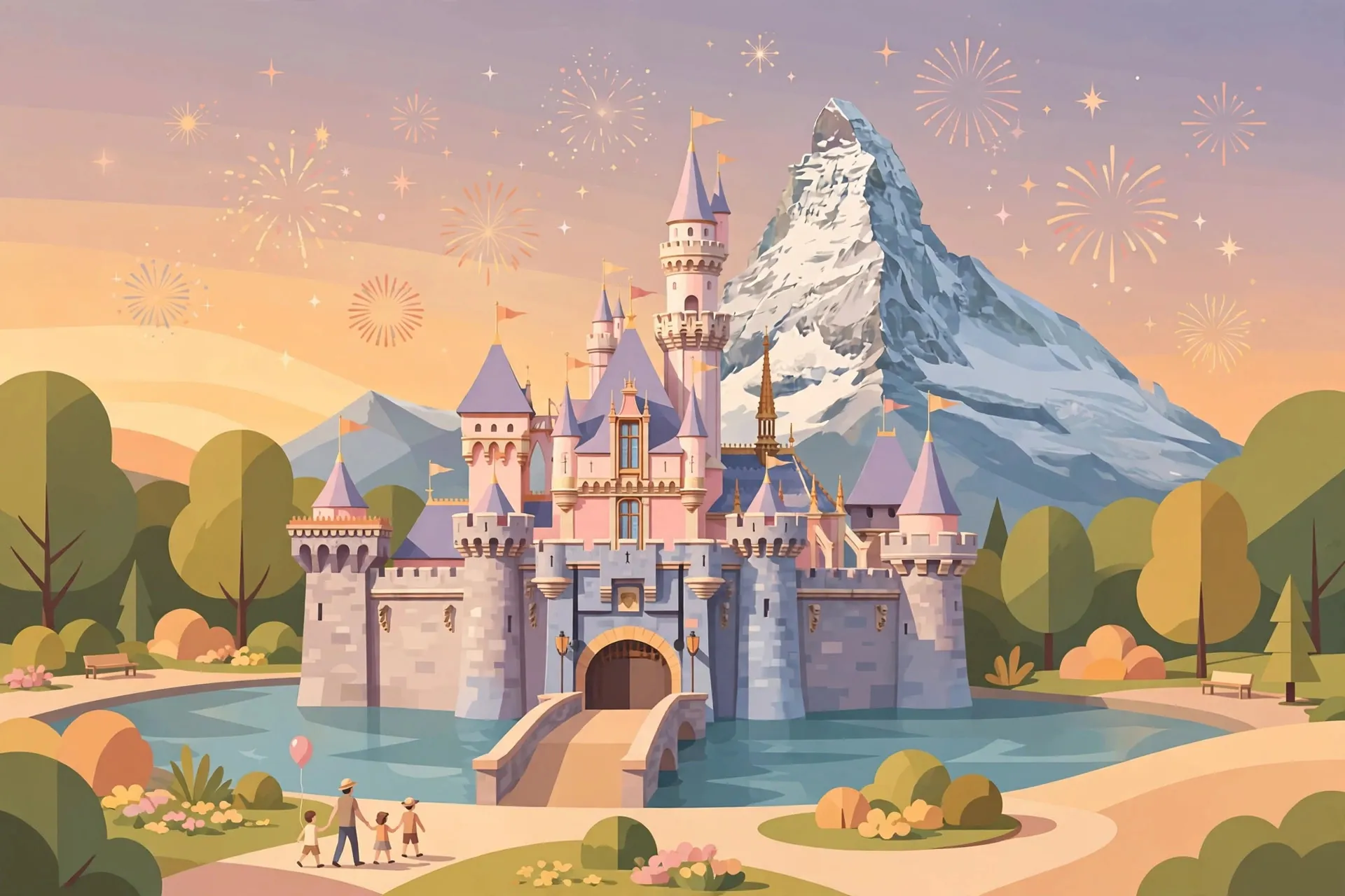 Disneyland Park illustration
