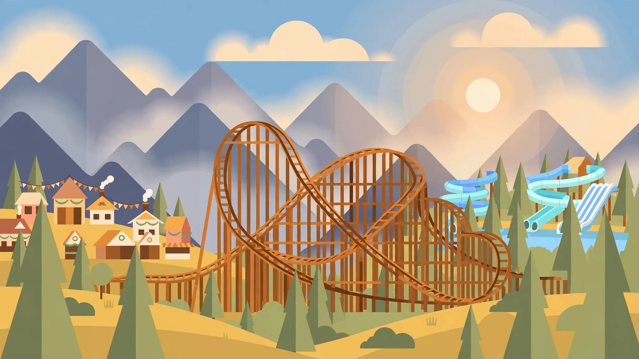 Holiday World illustration