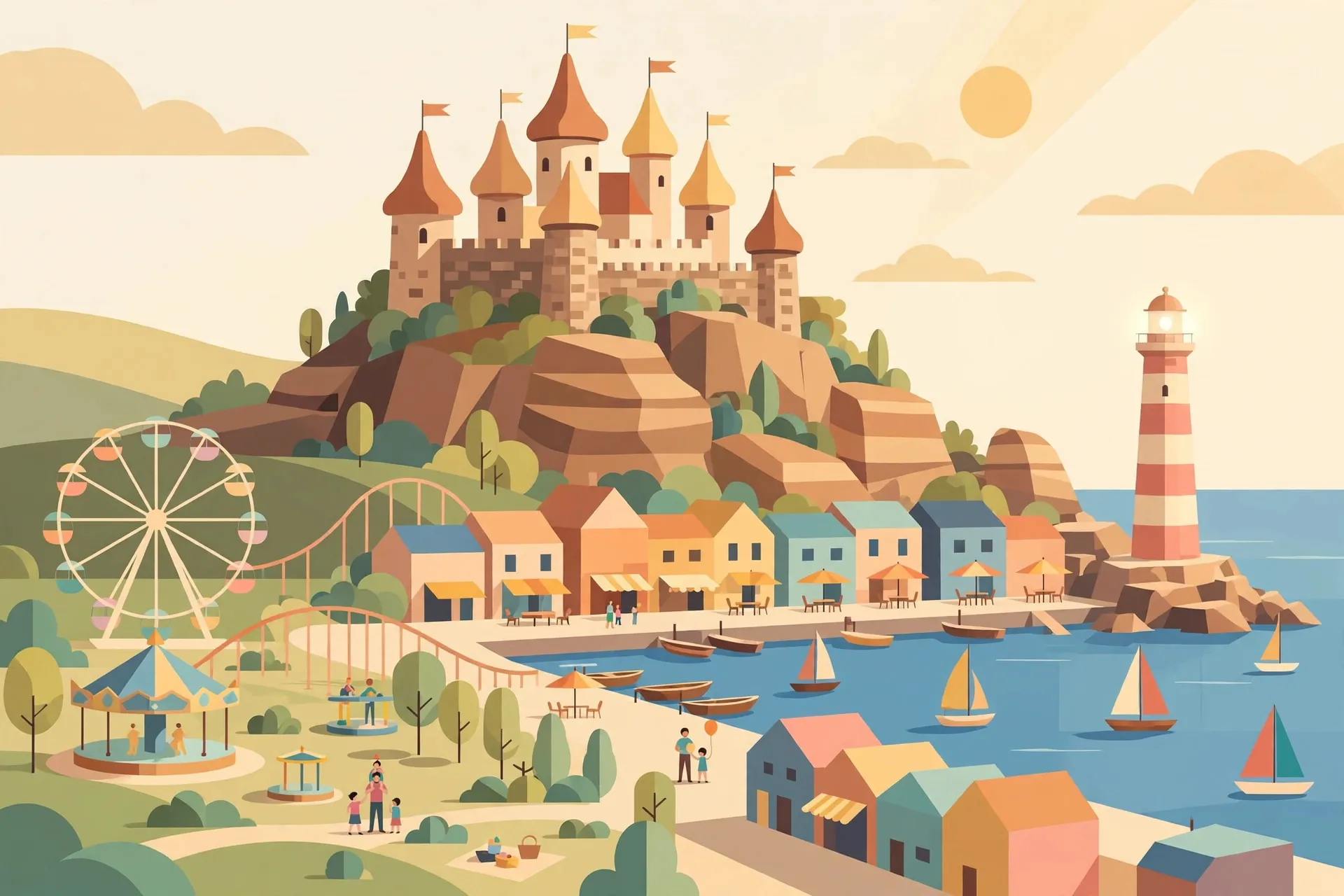 Universal's Islands of Adventure illustration