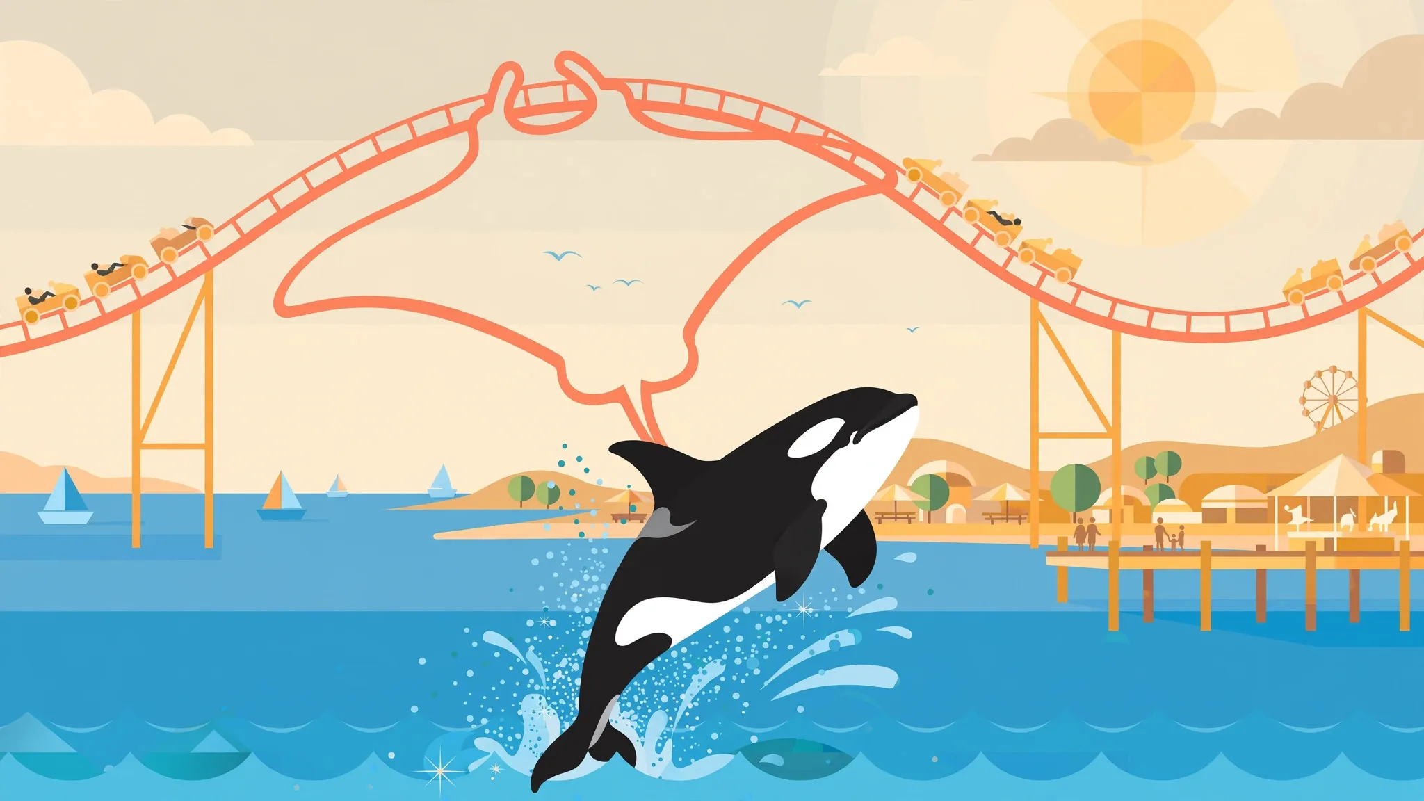 SeaWorld San Diego illustration