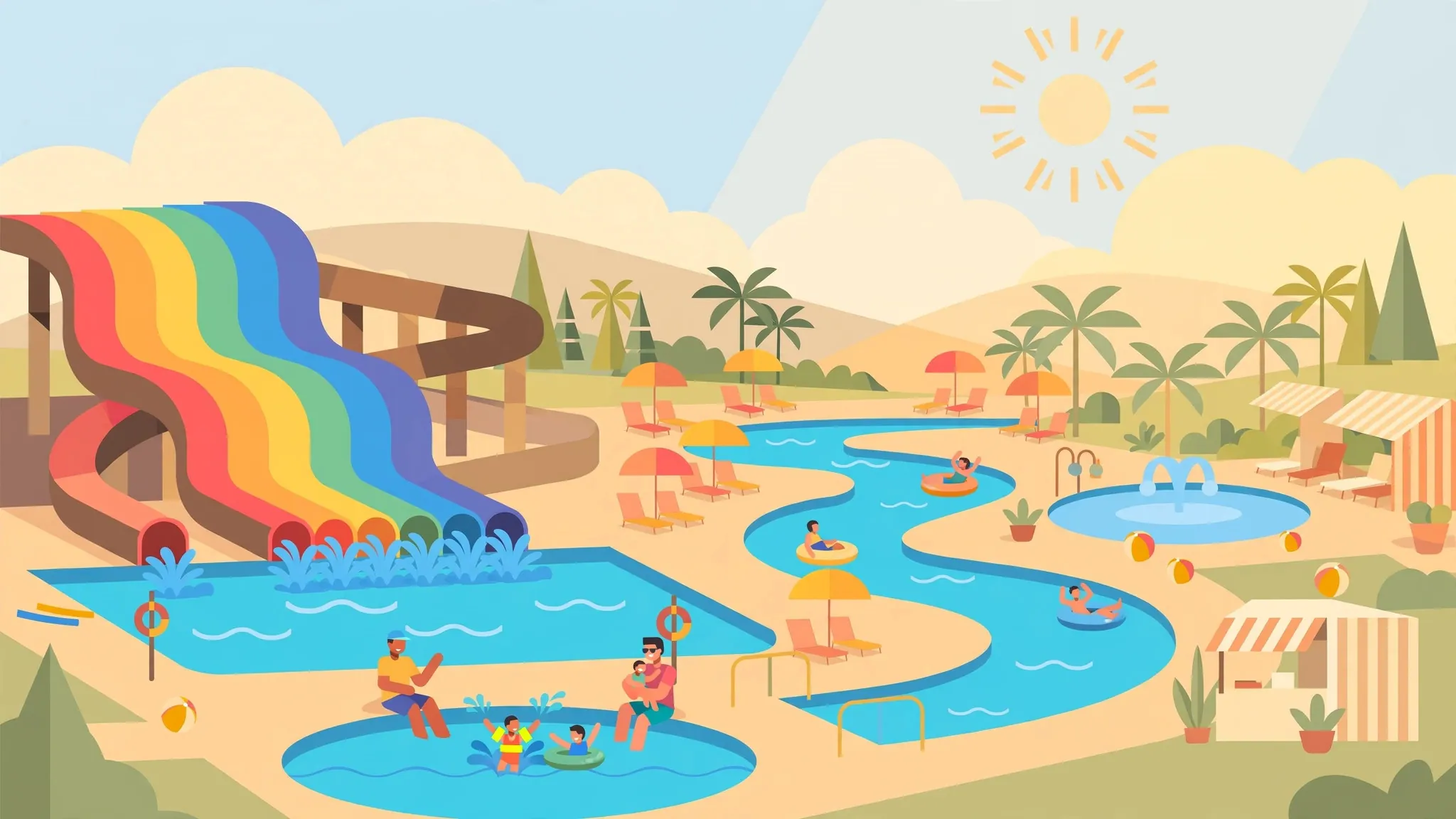 Sesame Place San Diego illustration