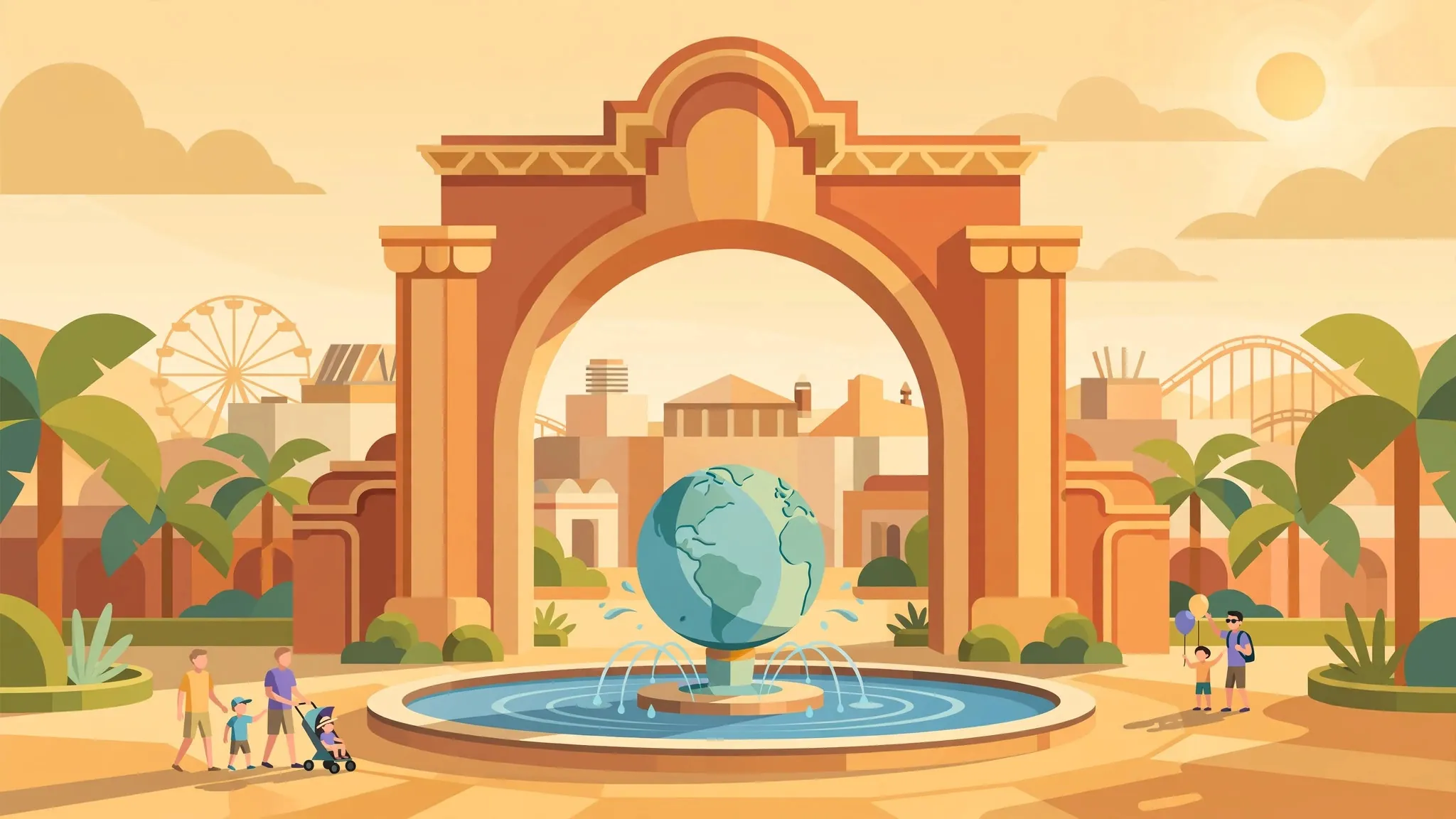 Universal Orlando Resort illustration